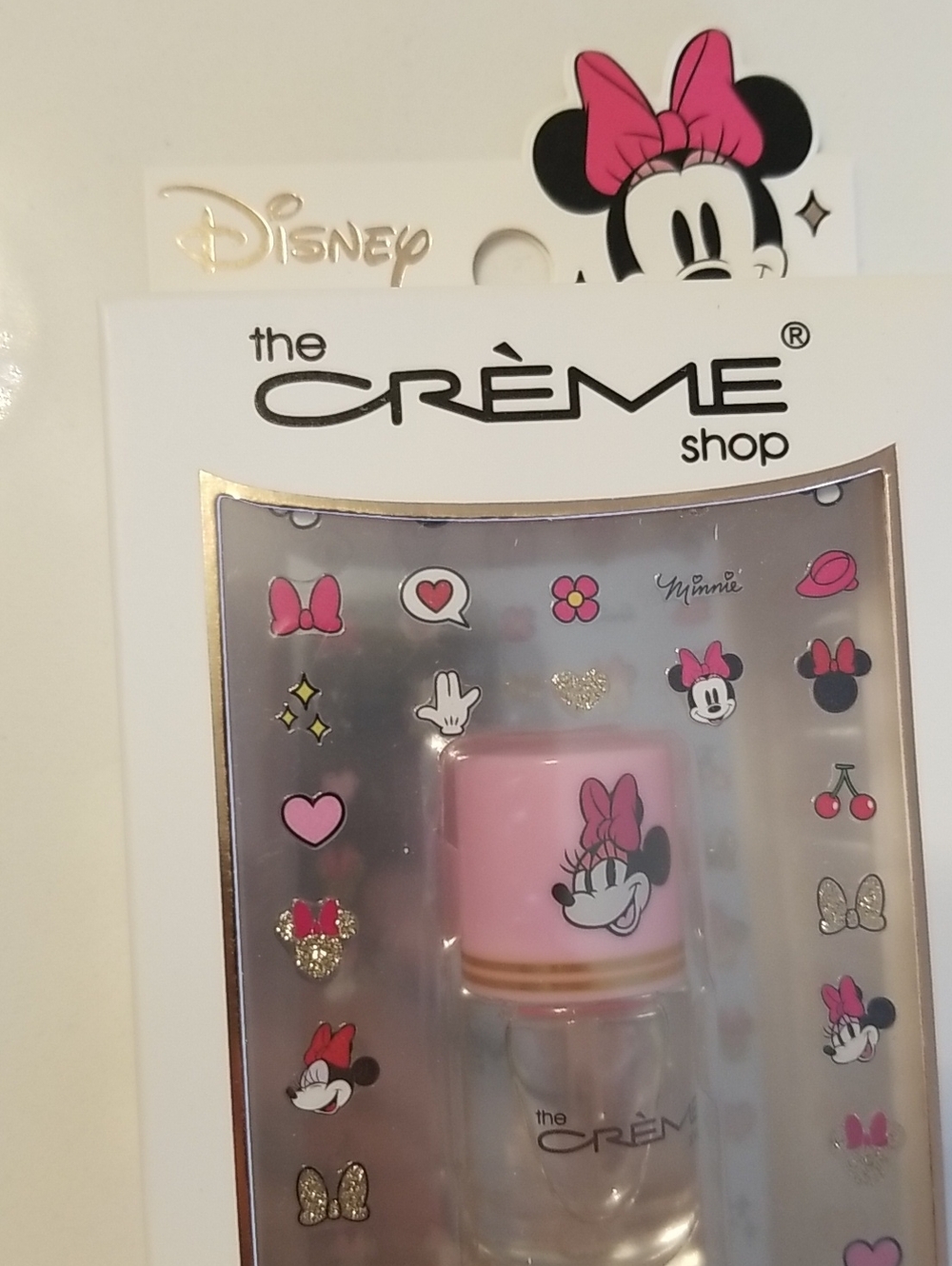 The Crème Shop x Disney Minnie Mouse Nail Decals With Polish